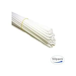 Consummate Paquete de 25 banderas blancas en blanco sólido_5