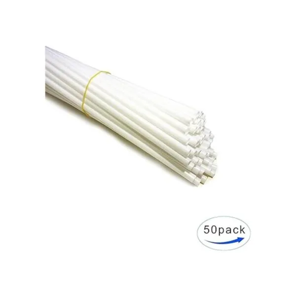 Consummate Paquete de 25 banderas blancas en blanco sólido_5