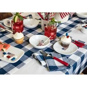 Solino Home Manteles individuales a cuadros servilletas_6