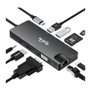 Hub USB C adaptador USB C 9 en 1 con USB C 4K a HDMI_1