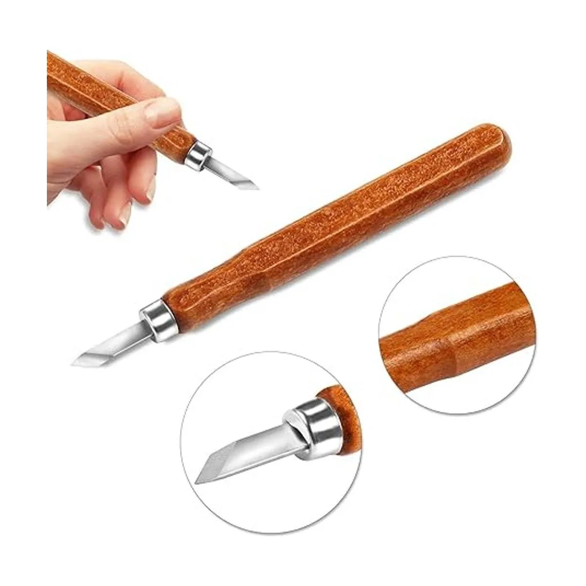 Juego de cuchillos de tallado de madera juego de 20_5