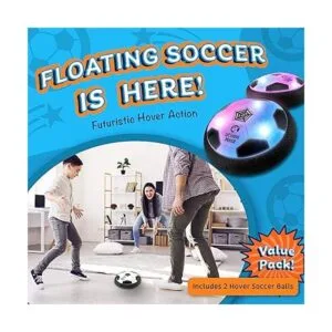 Juego de 2 pelotas de fútbol LLMoose Hover con luces LED y_2