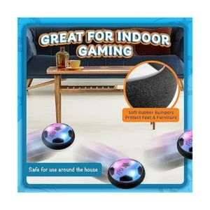 Juego de 2 pelotas de fútbol LLMoose Hover con luces LED y_5