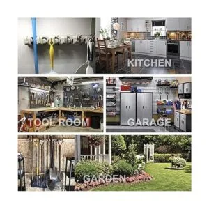 Imillet 2 organizadores para fregona y escoba para la