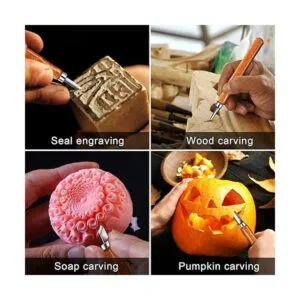 Juego de cuchillos de tallado de madera juego de 20_3