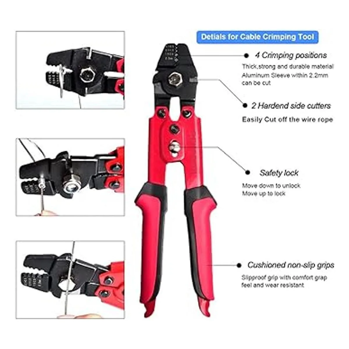 Herramienta de prensado herramienta de prensado de cable