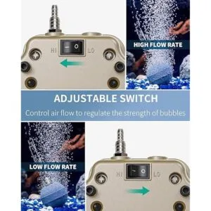 Pawfly Commercial Aquarium Air Pump Oxygen Aerator Pump_3