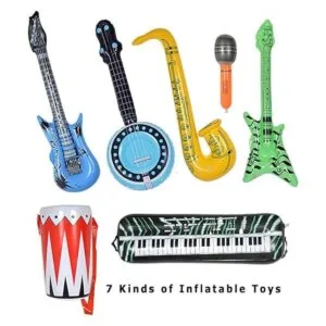 Max Fun Juego de juguetes inflables de estrella de rock_2