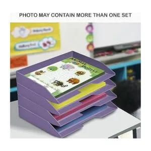 Acrimet Bandeja apilable para cartas 2 niveles_4