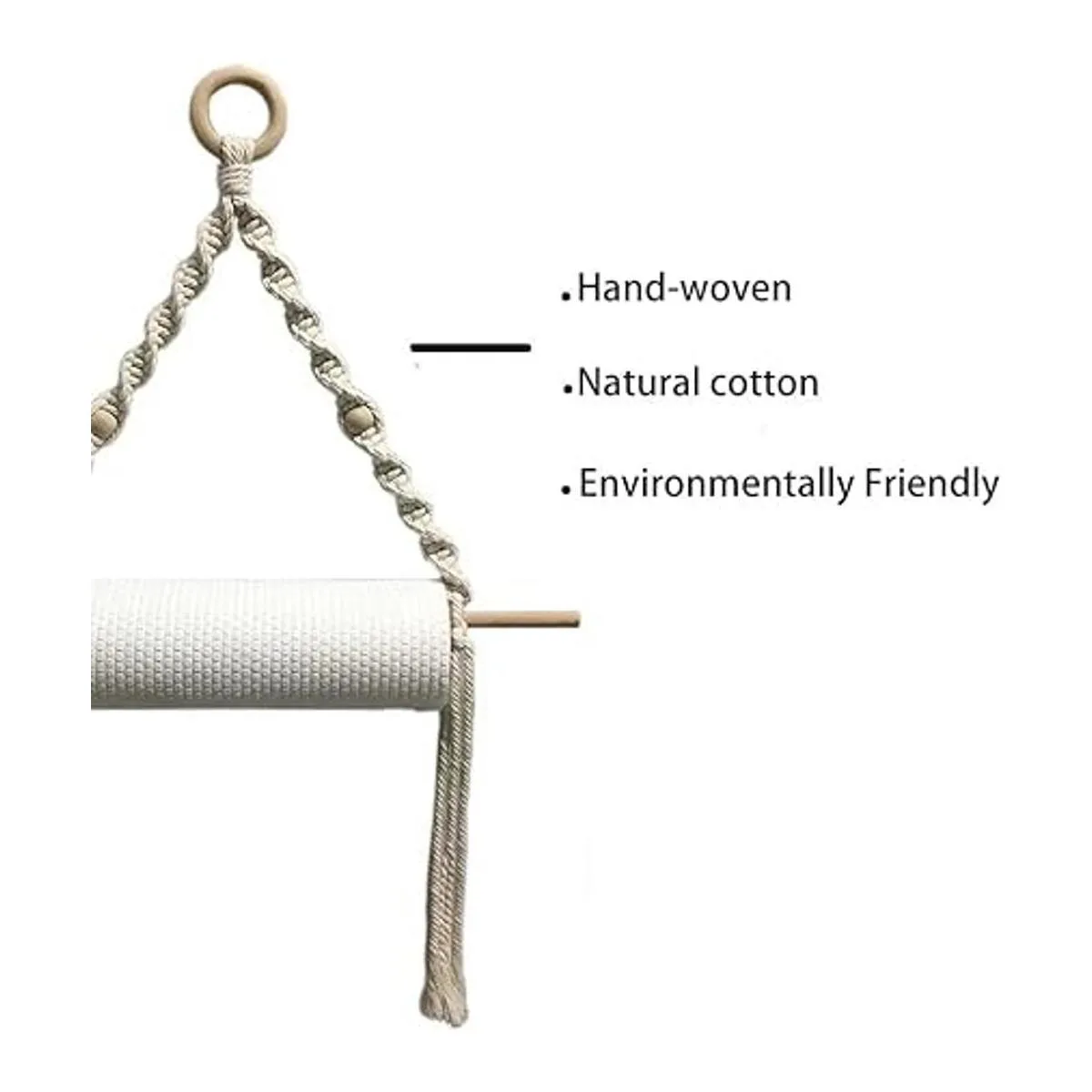 Toallero de papel bohemio toalla de papel de macramé para