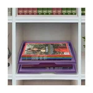 Acrimet Bandeja apilable para cartas 2 niveles_3