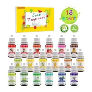 18 aromas para hacer jabón juego de aceites de fragancia