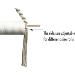 Toallero de papel bohemio toalla de papel de macramé para