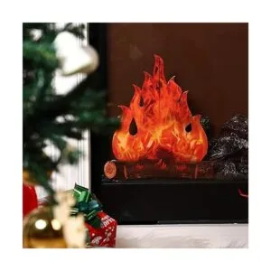 Boao Antorcha decorativa de cartón 3D para fogata de_4