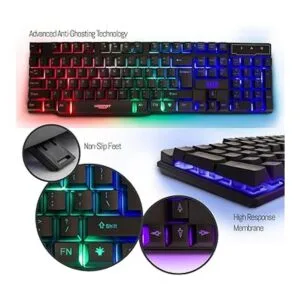 Teclado para juegos mouse y mouse y mouse pad y_2