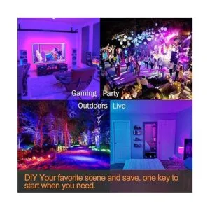 Luces de inundación LED RGB que cambian de color