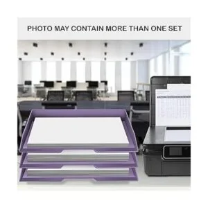 Acrimet Bandeja apilable para cartas 2 niveles_5