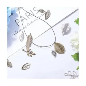 PH PandaHall 14 estilos de dijes de hoja de árbol 96