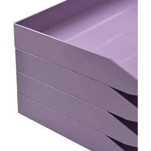 Acrimet Bandeja apilable para cartas 2 niveles_6