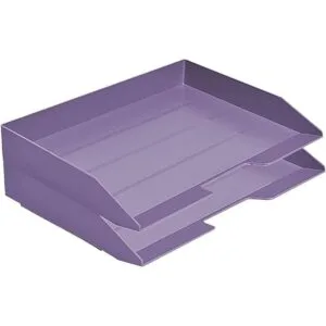 Acrimet Bandeja apilable para cartas 2 niveles_1