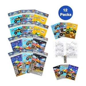 TINYMILLS Juego de libros para colorear con 12 libros