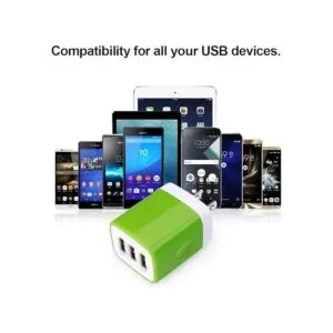 Sicodo Adaptador de cargador de pared cubos USB paquete_4