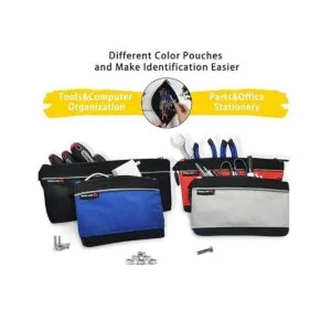 IRONLAND Bolsas pequeñas para herramientas con cremallera