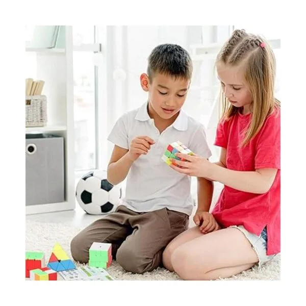 STEAM Life Speed Cube Set 8 Pack Magic Cube Includes_6