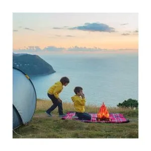 Boao Antorcha decorativa de cartón 3D para fogata de_6