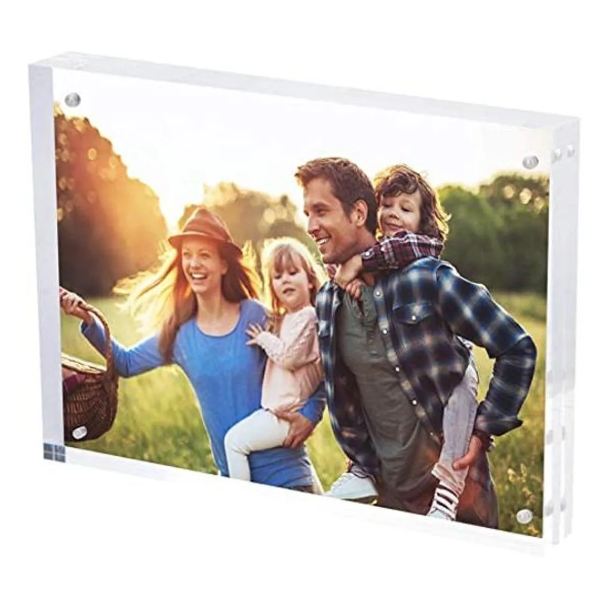 SimbaLux Marco magnético de fotos de acrílico de 8 x 10