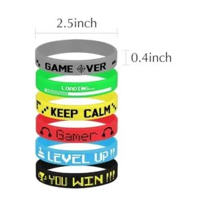 TUPARKA 36 pulseras de silicona para videojuegos_2