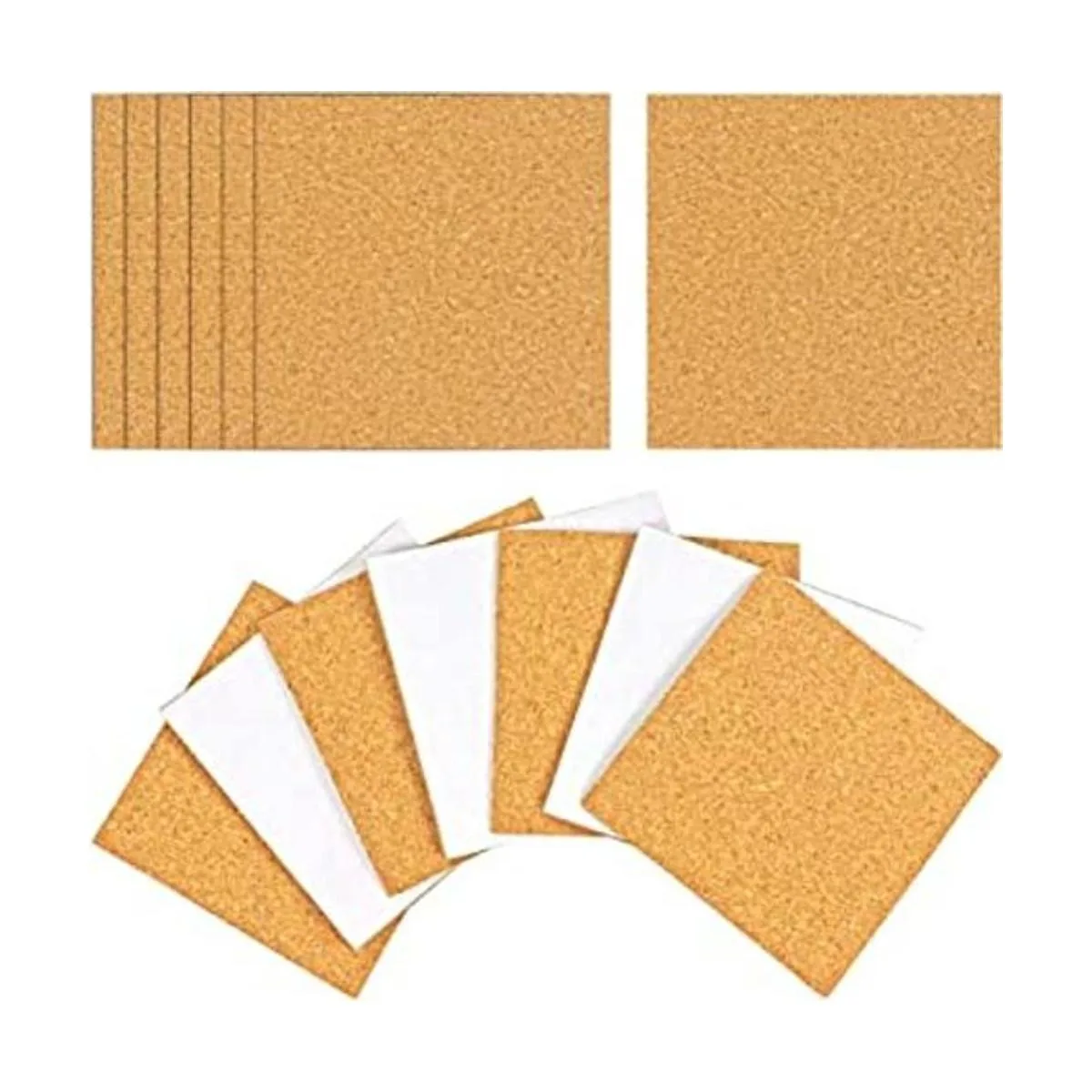 Millennial Essentials Paquete de 25 cuadrados de corcho_1