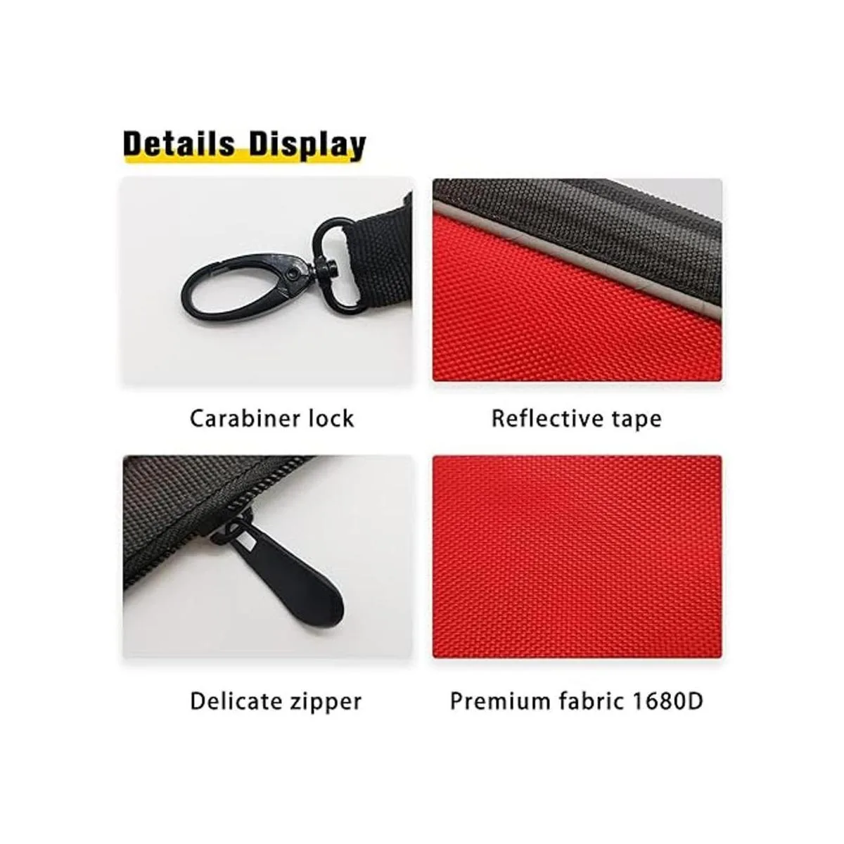 IRONLAND Bolsas pequeñas para herramientas con cremallera