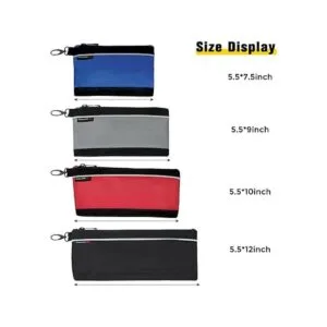 IRONLAND Bolsas pequeñas para herramientas con cremallera