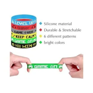 TUPARKA 36 pulseras de silicona para videojuegos_4