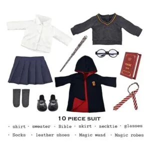 Disfraz inspirado en uniforme escolar mágico ropa de_2