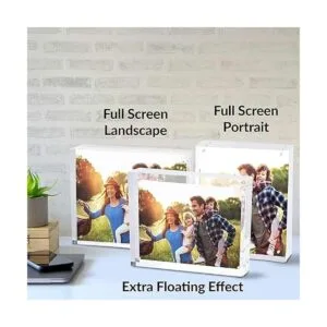SimbaLux Marco magnético de fotos de acrílico de 8 x 10