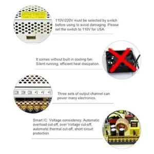 SHNITPWR 24V adaptador de fuente de alimentación_4