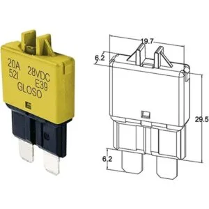 RKURCK 12 V28 V 5 A 10 A 15 A 20 A 30 A Manual Reset Low_3