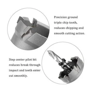 Sierra de agujero TCT de 1.260 in abridor de agujero con