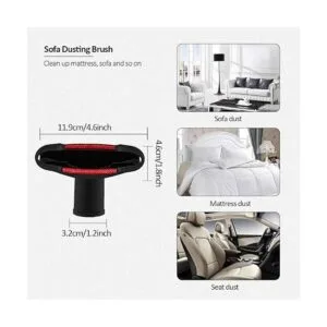 E.LUO Accesorios de cepillo de vacío de 1.260 in a 1.260