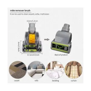 E.LUO Accesorios de cepillo de vacío de 1.260 in a 1.260