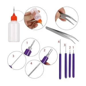 MDLUU Kit de Quilling de papel con 1860 tiras y