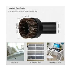 E.LUO Accesorios de cepillo de vacío de 1.260 in a 1.260