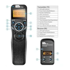 Obturador inalámbrico remoto compatible con Canon Pixel_2