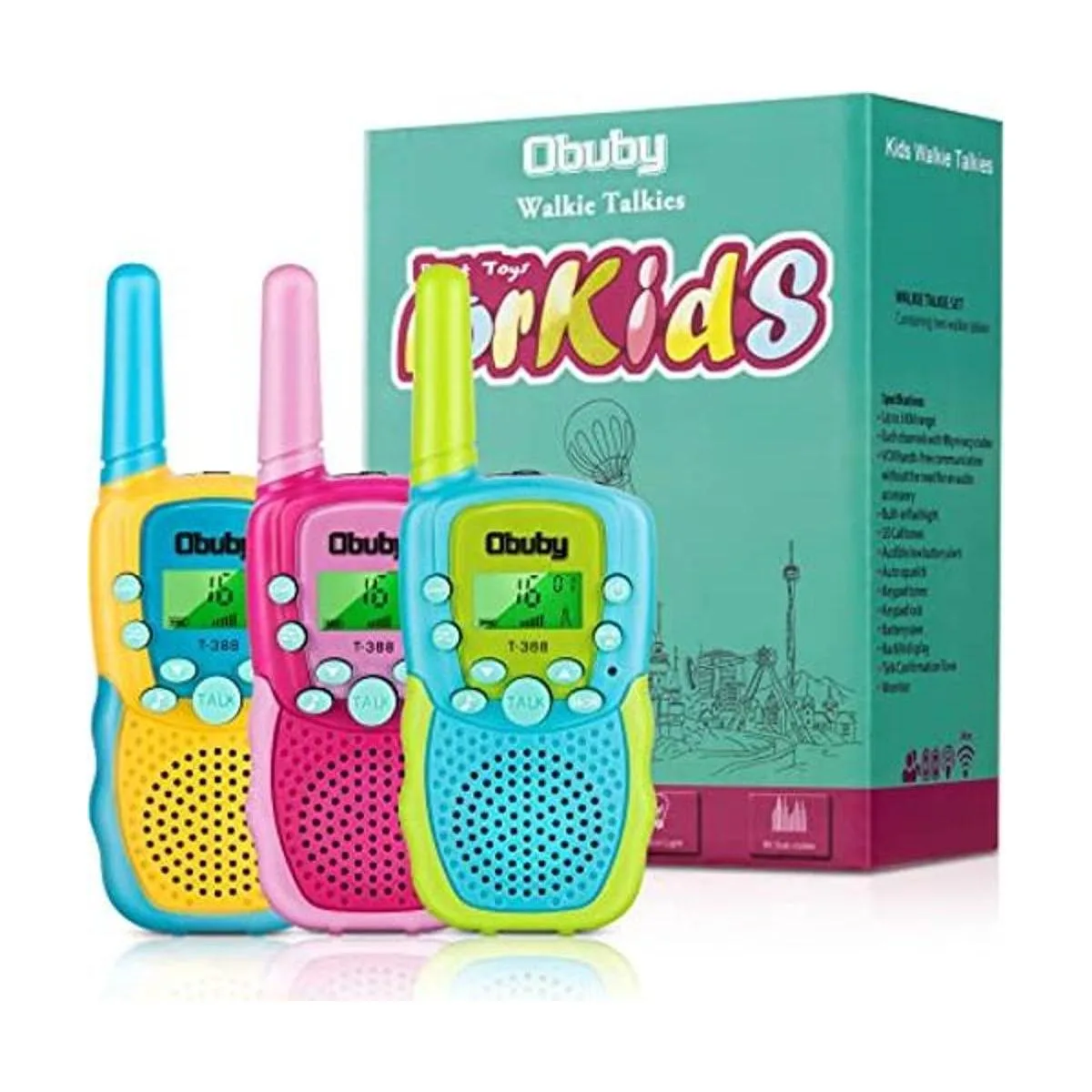 Obuby Juguetes para niños de 3 a 12 años Walkie Talkies