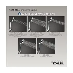 Kohler KR75562GCP Ducha de mano radiante cromo pulido