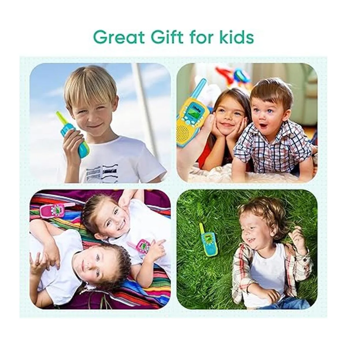 Obuby Juguetes para niños de 3 a 12 años Walkie Talkies