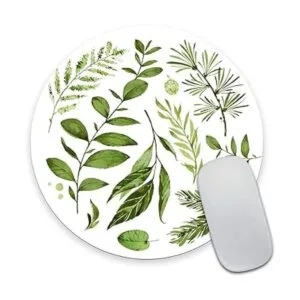 Smooffly Gold Alfombrilla de ratón redonda con diseño de_6