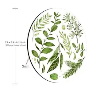 Smooffly Gold Alfombrilla de ratón redonda con diseño de_3